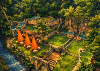 Dining at Lemuria – The Lost City in Ubud