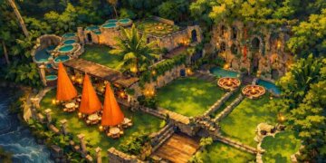 Dining at Lemuria – The Lost City in Ubud